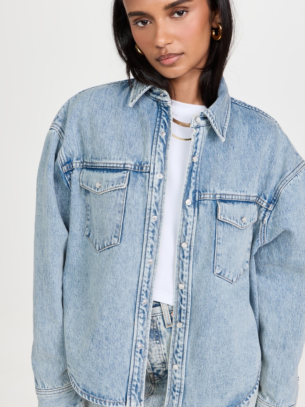 WARDROBE.NYC Light Blue Denim Jacket